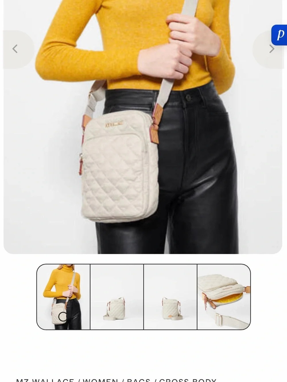 NWT MZ Wallace Metro Crossbody Bag